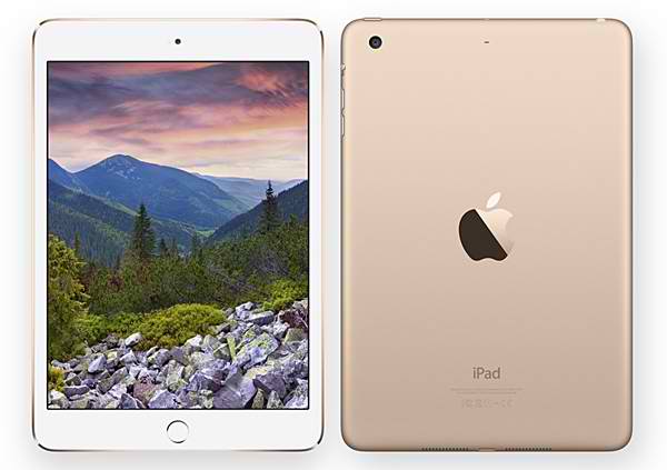 buy Tablet Devices Apple iPad Mini 3 Wi-Fi + 4G 16GB - Gold - click for details